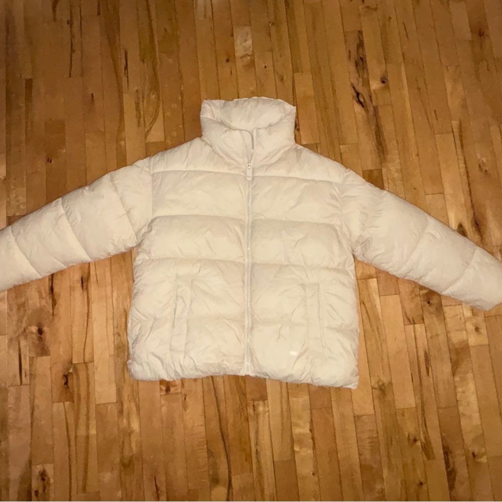 Noise off White Puffer Jacket